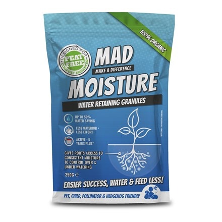 Organic water retaining granules