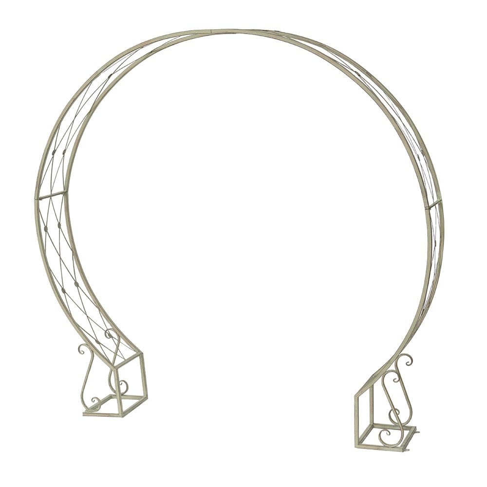 Round moon arch - mottled green