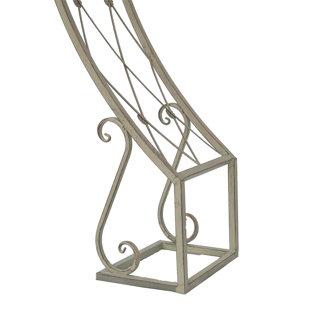 Round moon arch - mottled green