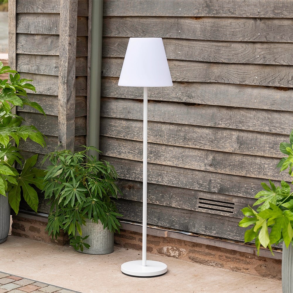 Rechargeable floor lamp - white