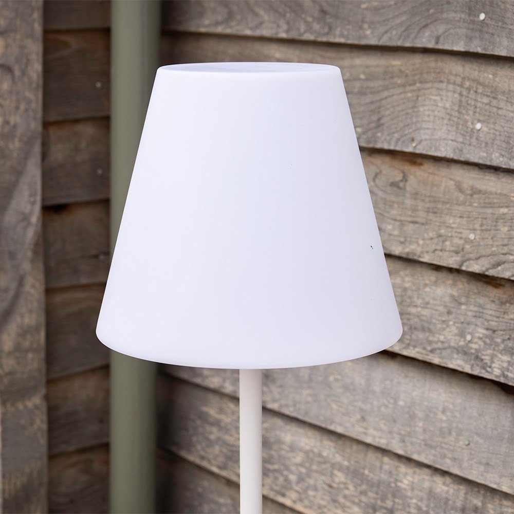 Rechargeable floor lamp - white