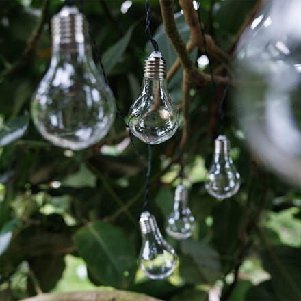 Solar party string lights
