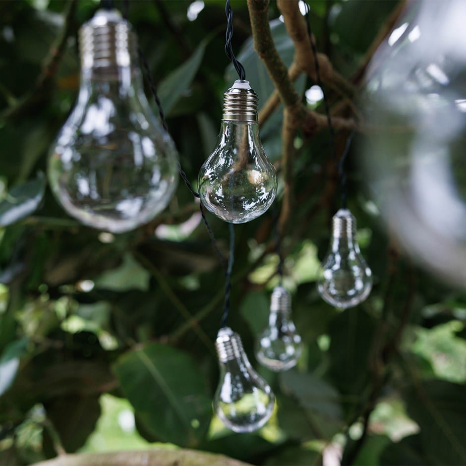 Solar party string lights