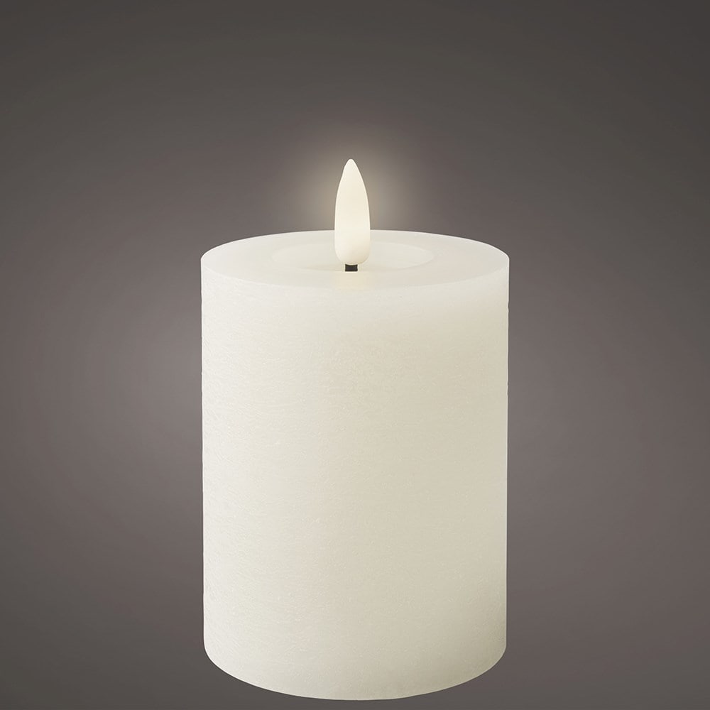 LED column candle - white