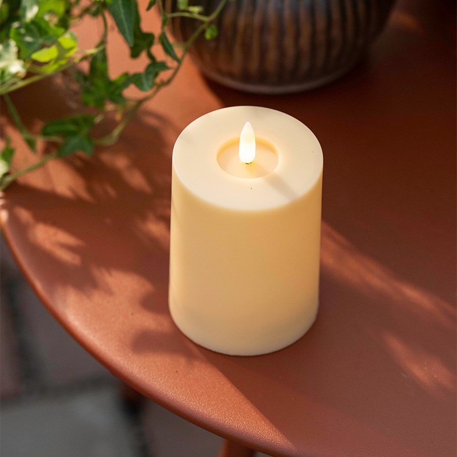 LED column candle - cream