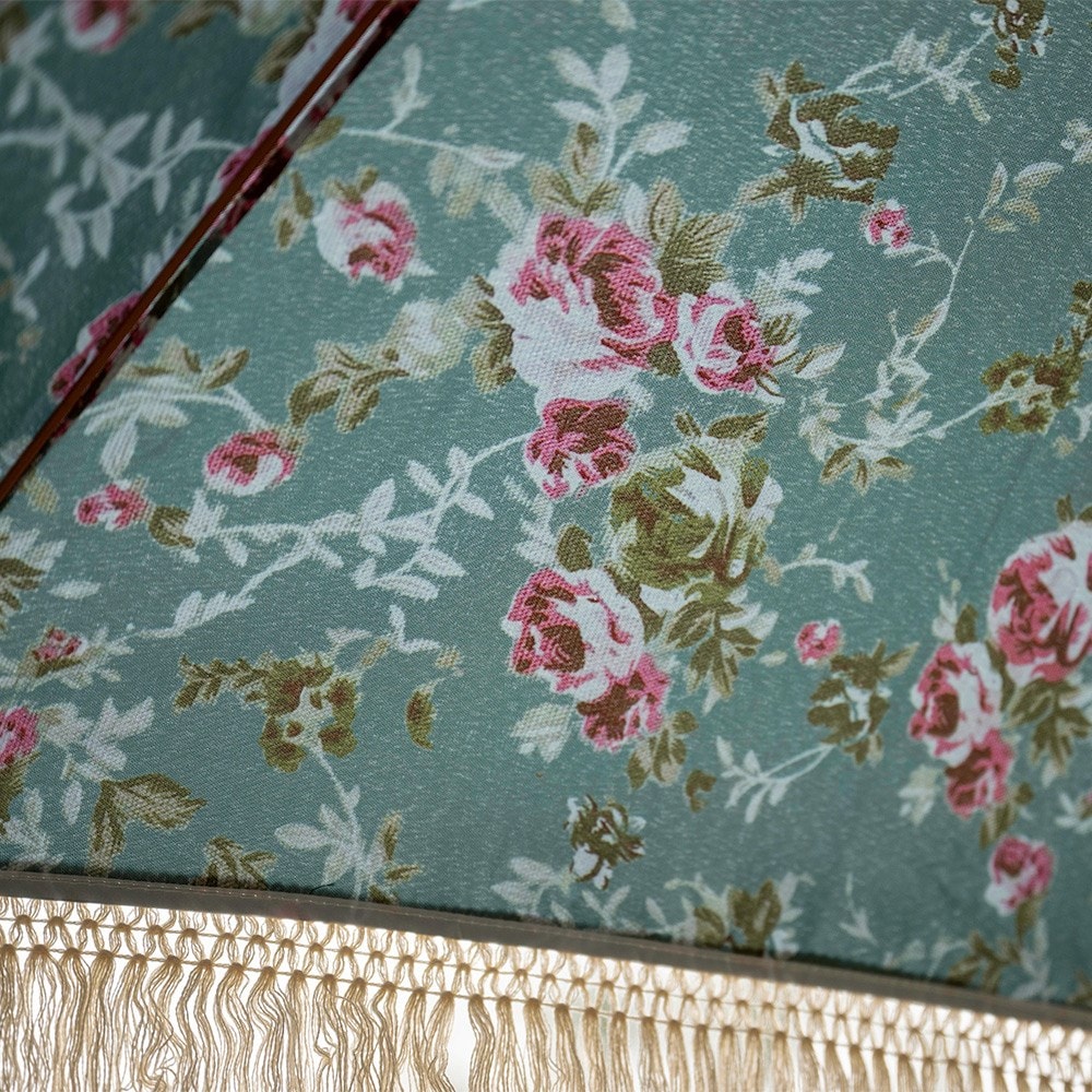 Green tassel parasol