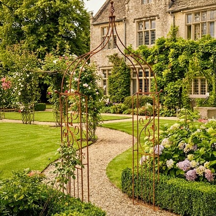 Harrogate garden arch - rust