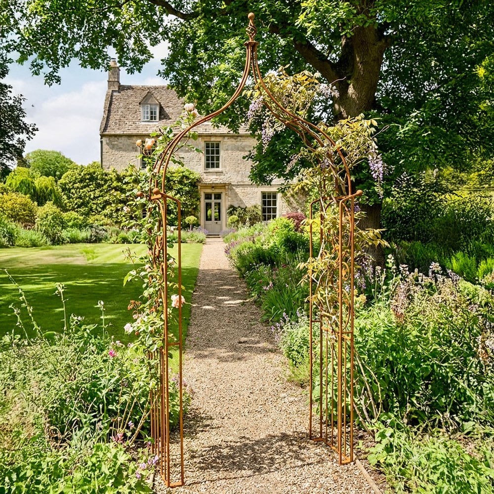 Harrogate garden arch - rust