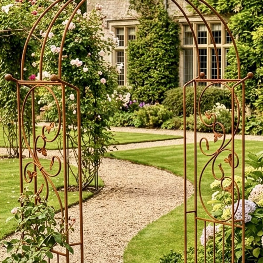 Harrogate garden arch - rust