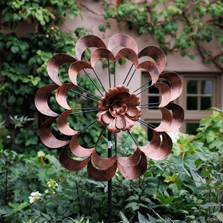 Dahlia wind spinner - set of 2