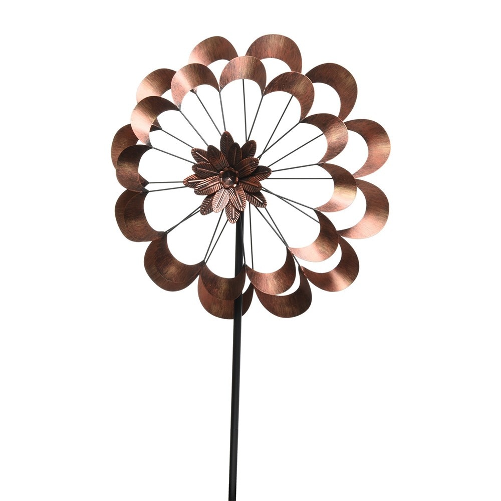 Dahlia wind spinner - set of 2
