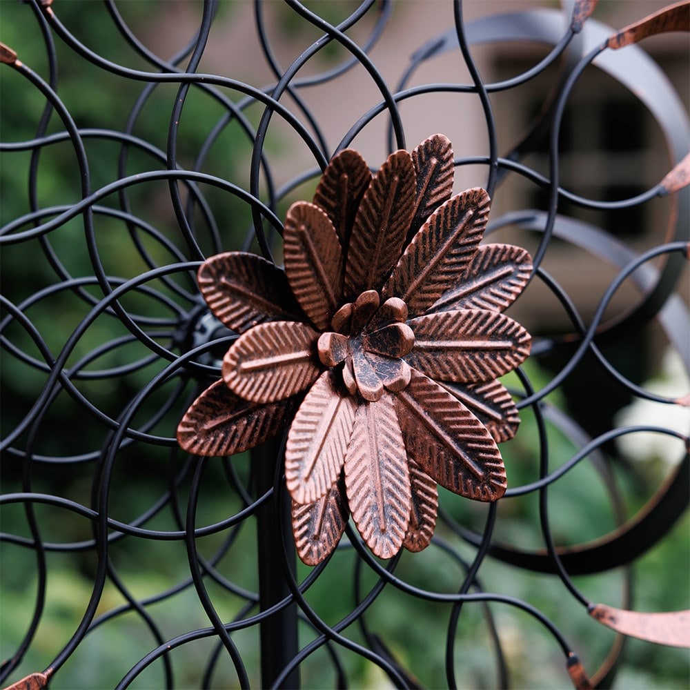 Peony wind spinner - set of 2