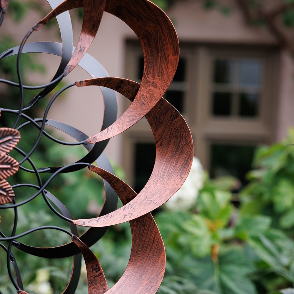 Peony wind spinner - set of 2