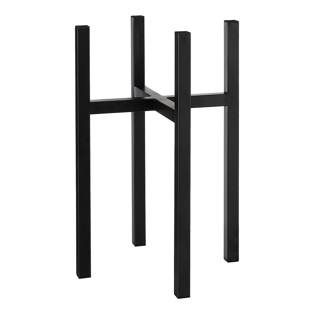 Black plant pot stand