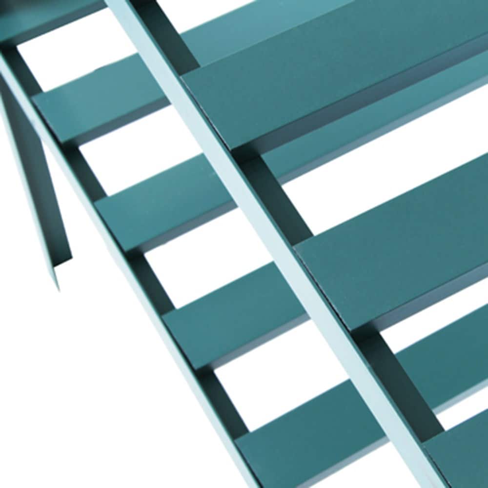 Premium greenhouse staging - green