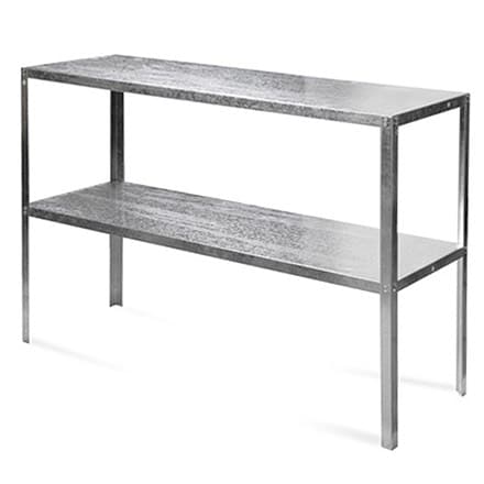 Essential 2 tier greenhouse staging - silver