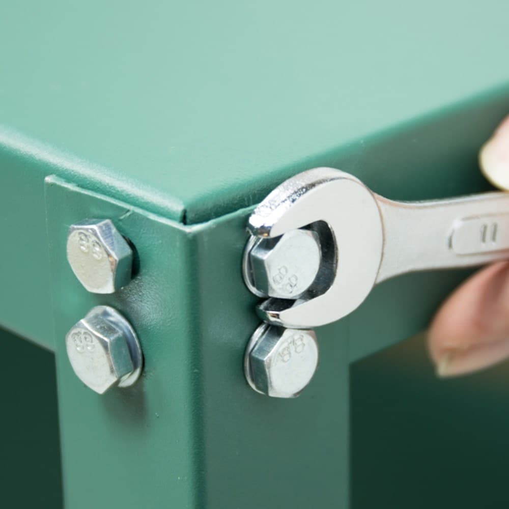 Essential 2 tier greenhouse staging - green