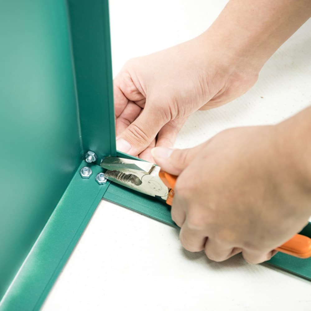 Essential 2 tier greenhouse staging - green