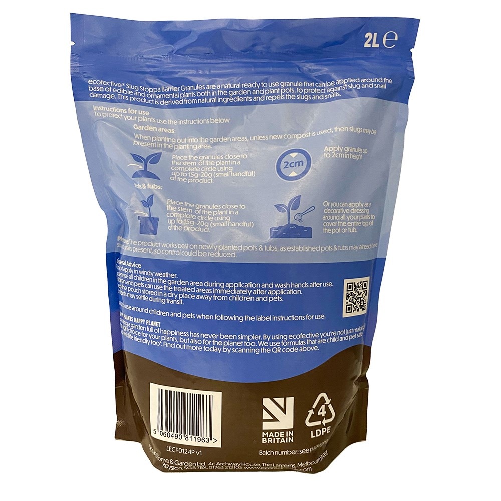 Ecofective slug protection barrier granules