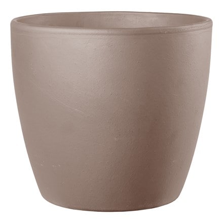 Terracotta egg pot - grey