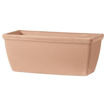 Roma terracotta trough - whitewash