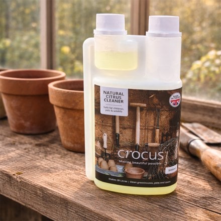 Crocus natural citrus cleaner for tools & garden products