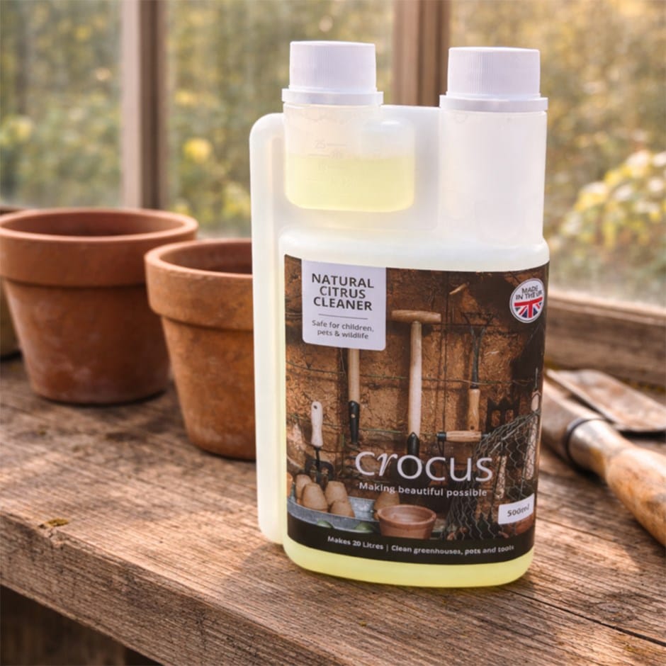 Crocus natural citrus cleaner for tools & garden products