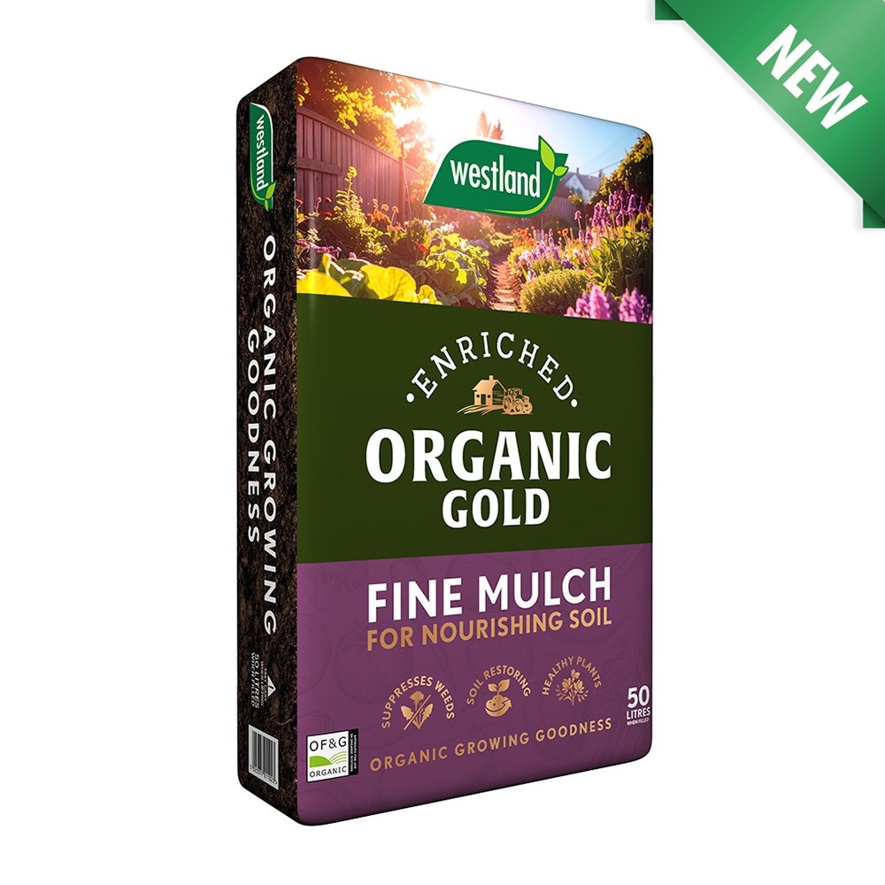 Organic gold fine mulch