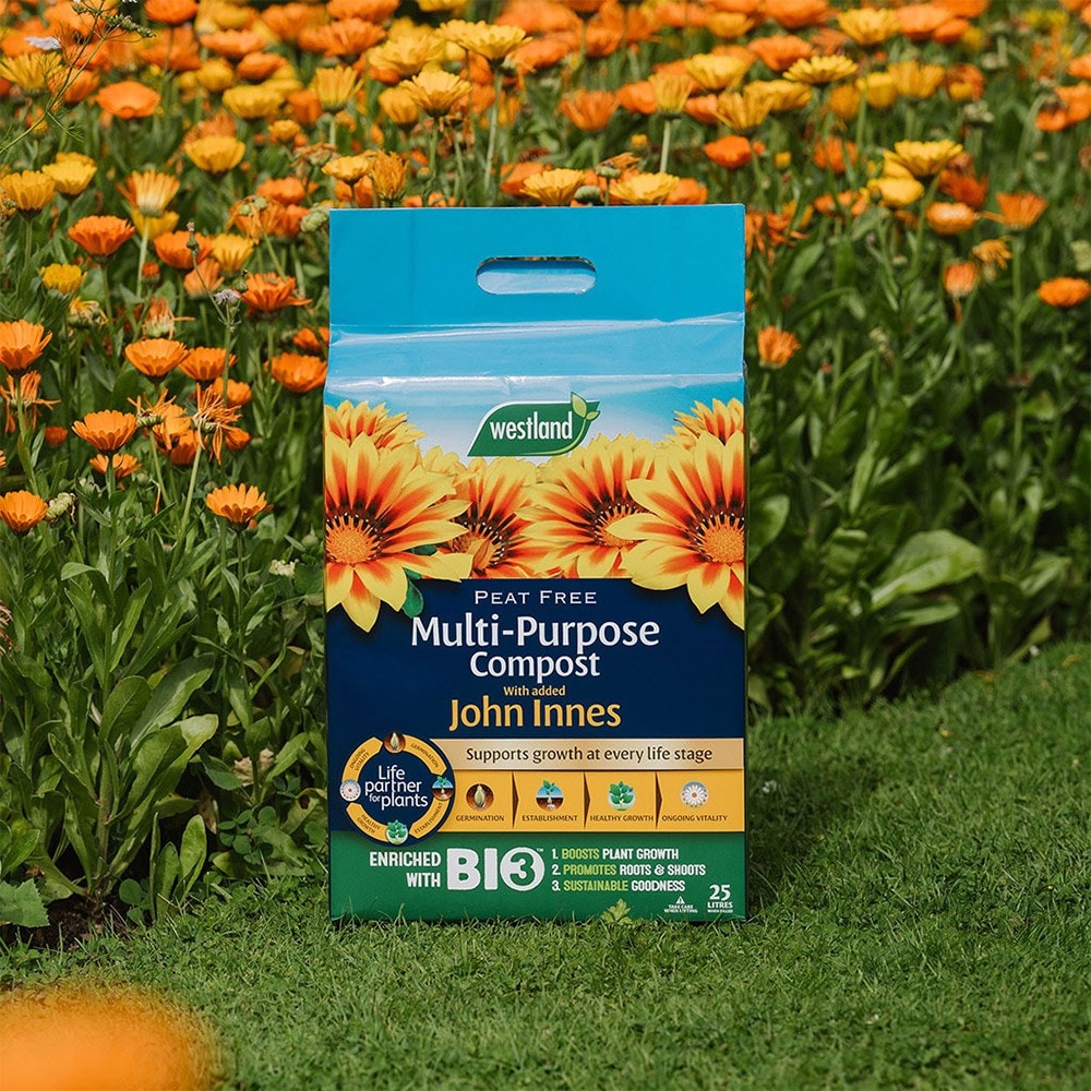 Peat-free multi-purpose compost & John Innes mini bale