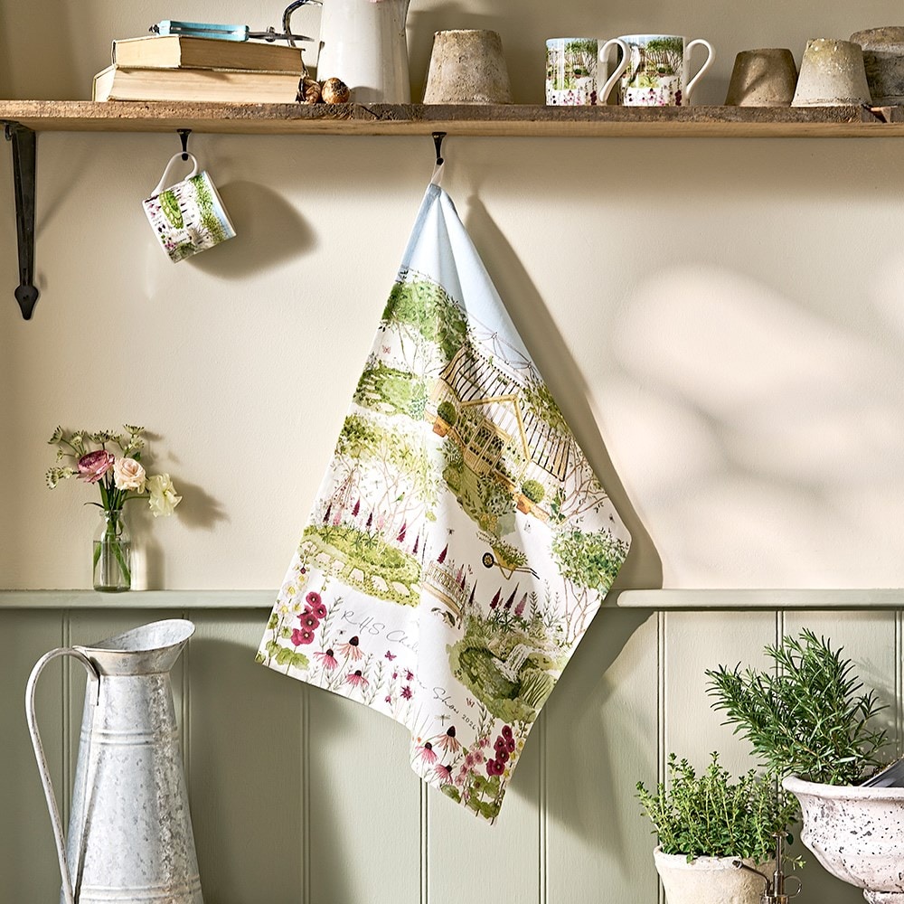 RHS Chelsea flower show 2026 tea towel
