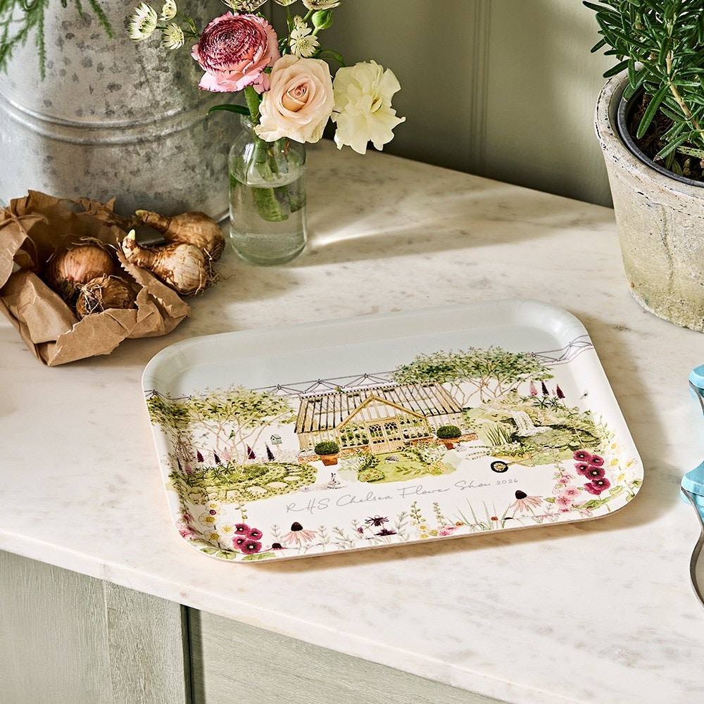 RHS Chelsea flower show 2026 printed tray