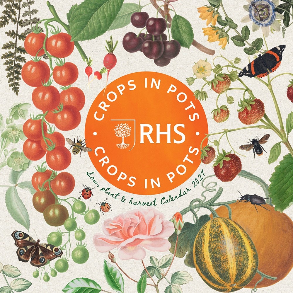 RHS crops in pots mini calendar 2027