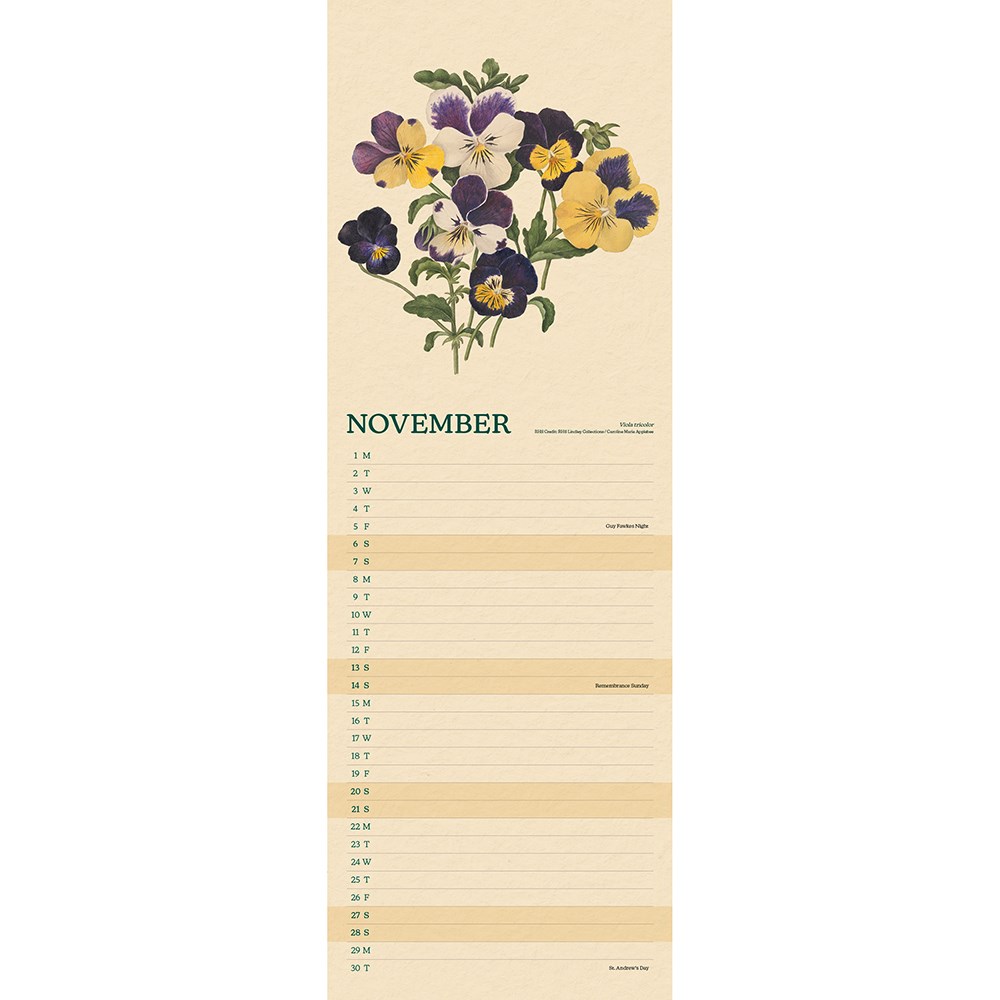 RHS the cottage garden flowers calendar 2027