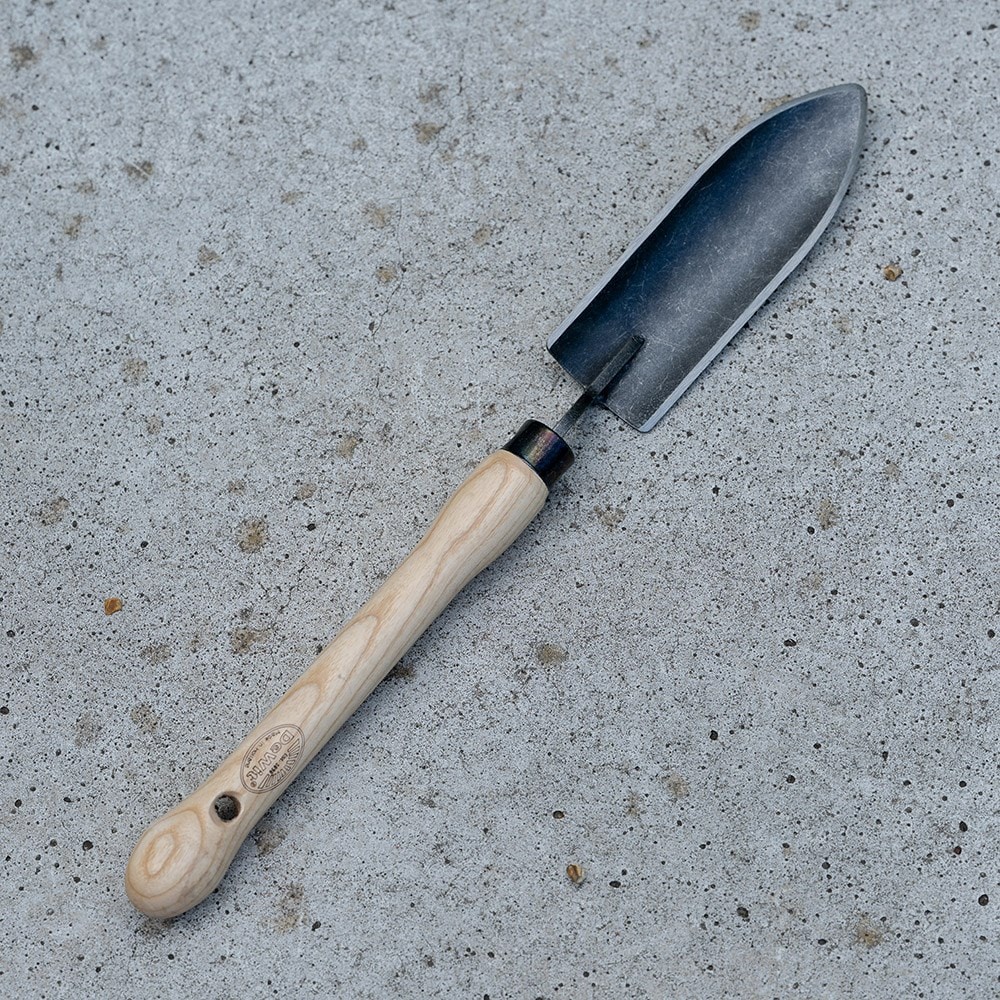 DeWit transplanting trowel - 25cm mid length handle