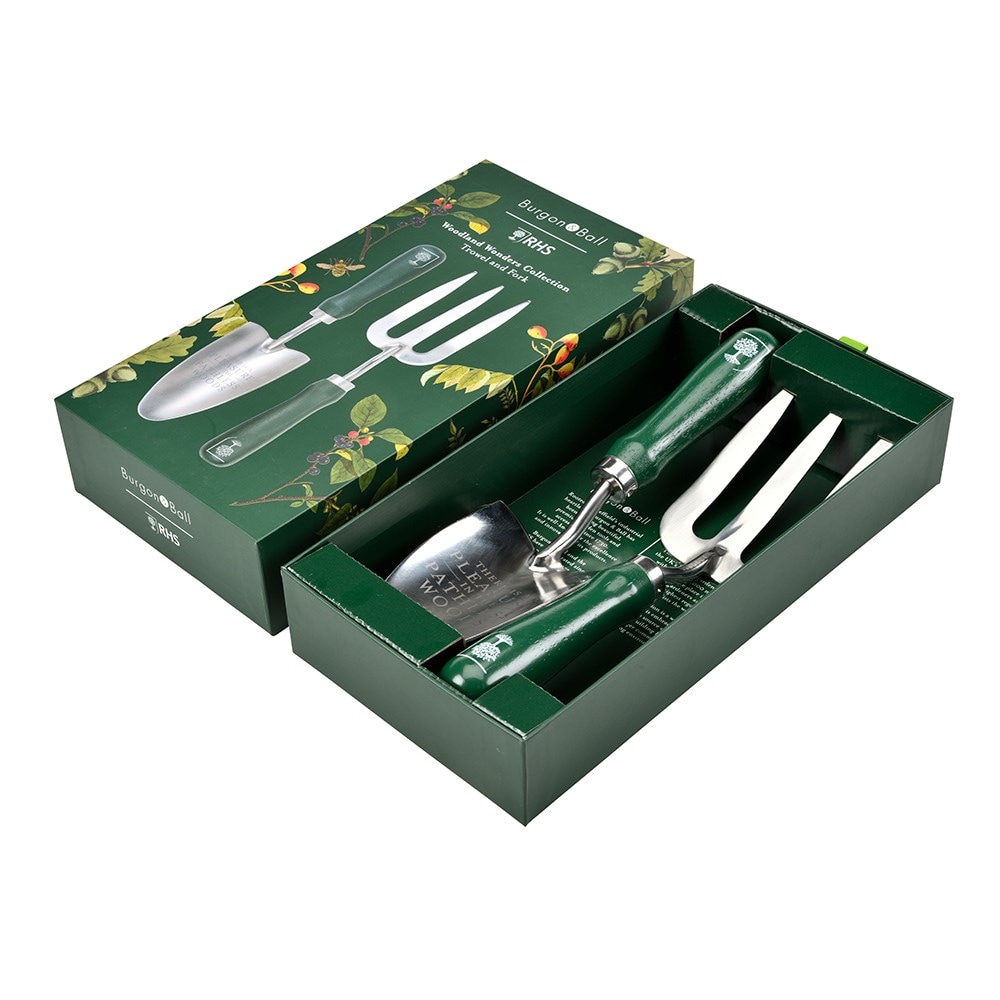 RHS woodland wonders trowel and fork gift set