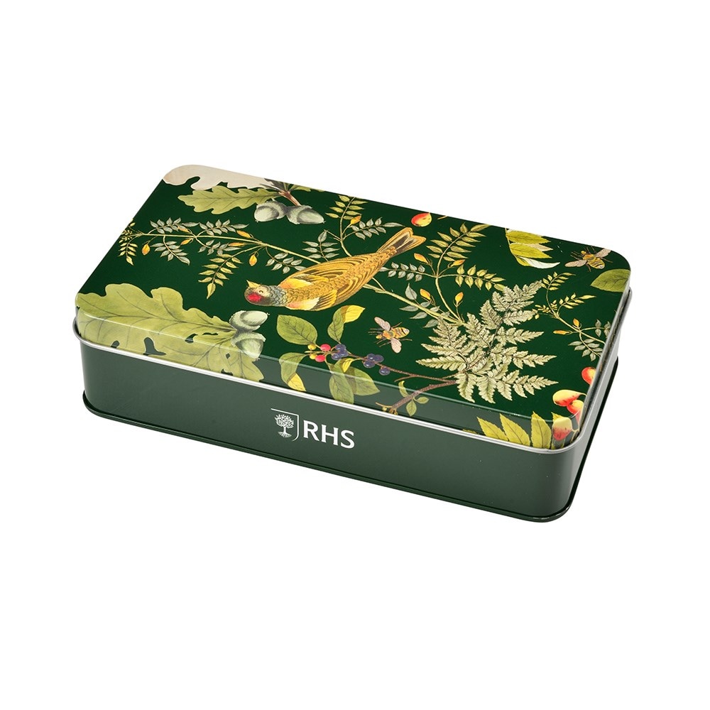 RHS woodland wonders sowing & potting tin