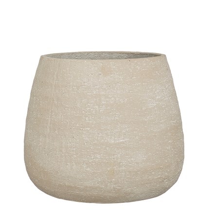 Extra large rustic plant pot - light grey