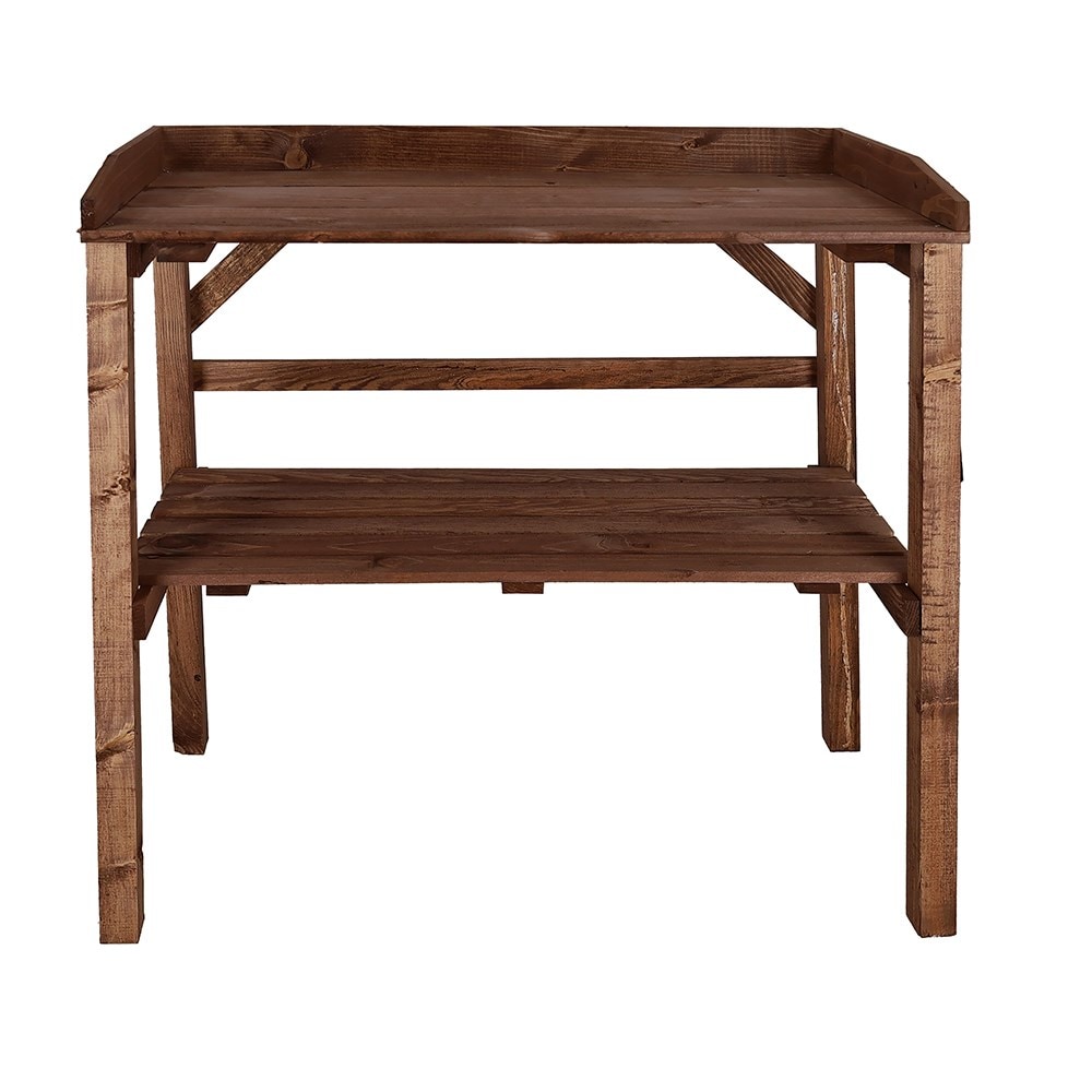 Potting table - dark brown