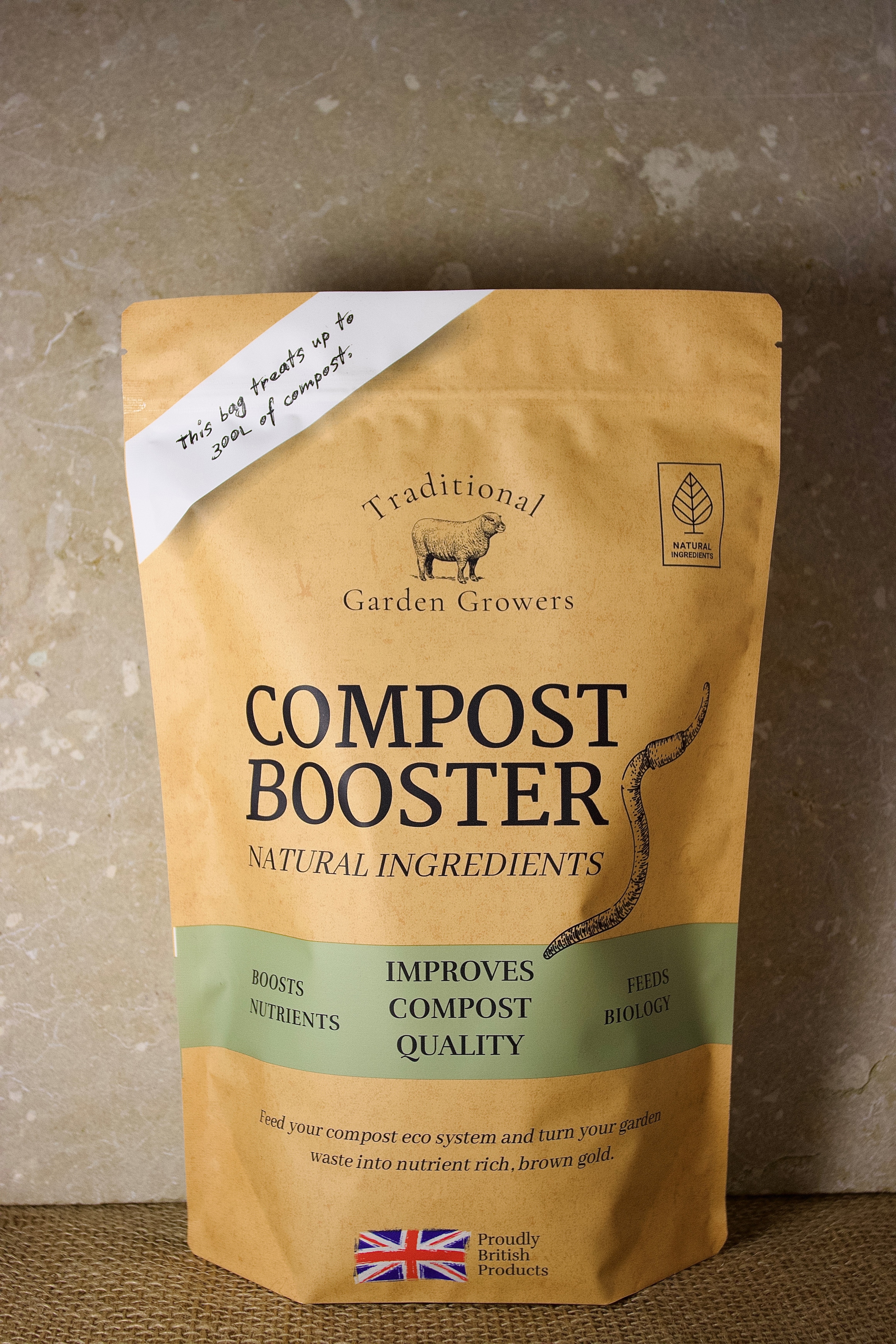 Wool compost booster