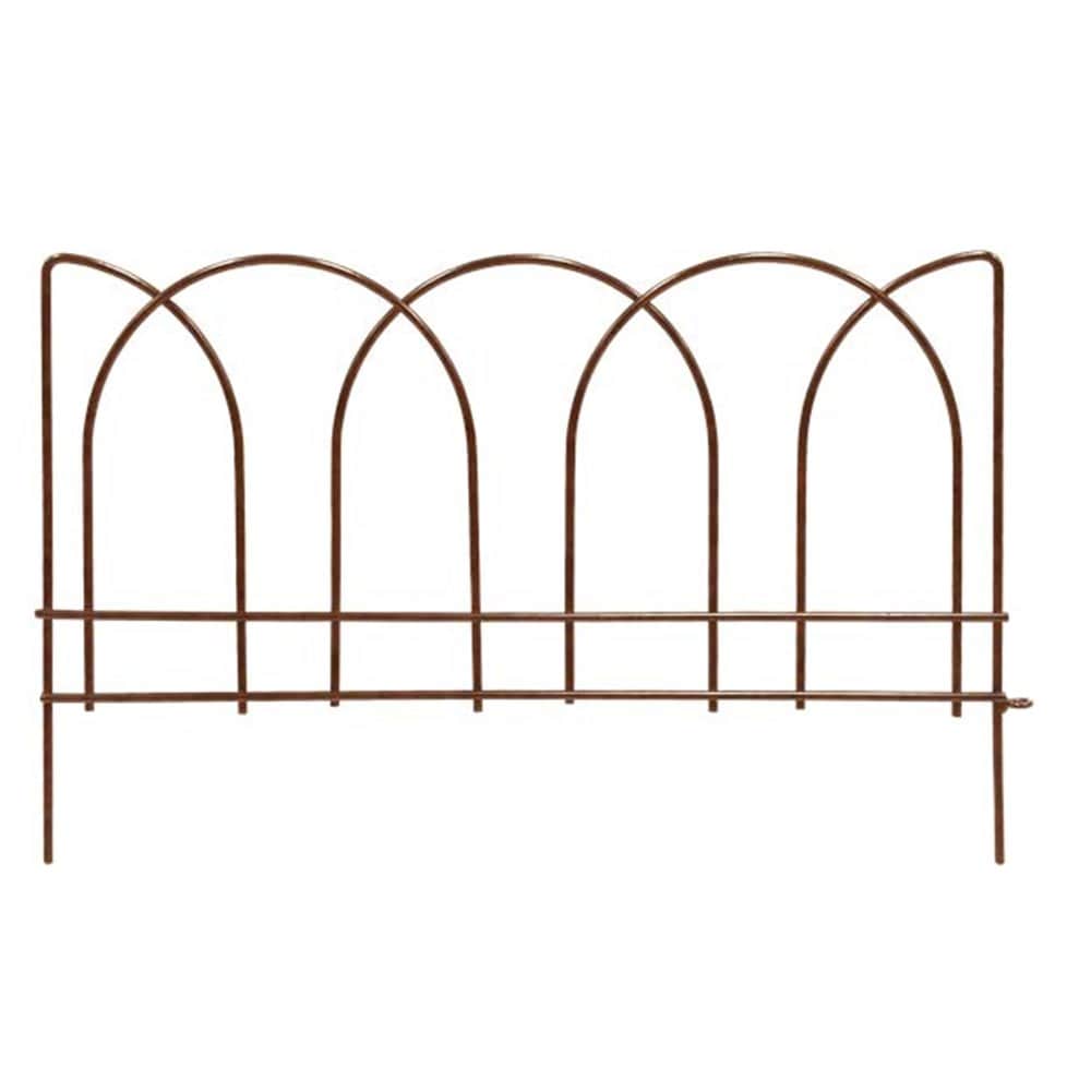 Hoop edging panel - rust