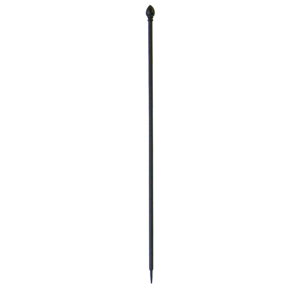 Gothic garden fencing - black