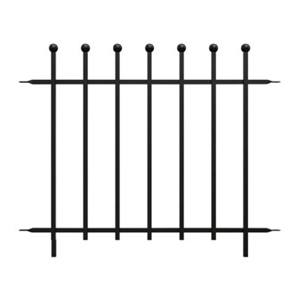 Ball top fencing - black 
