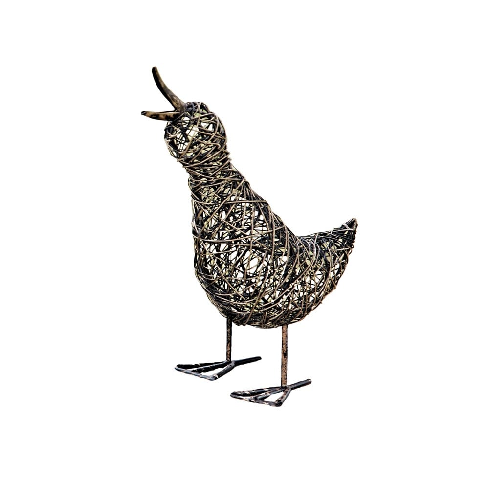 Calling duck wire ornament