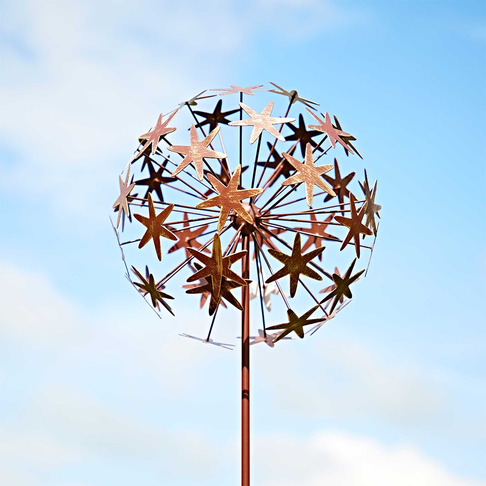 Allium decorative garden stake