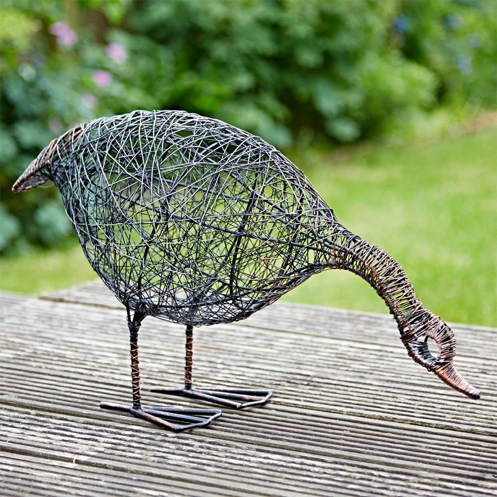 Drinking duck wire ornament