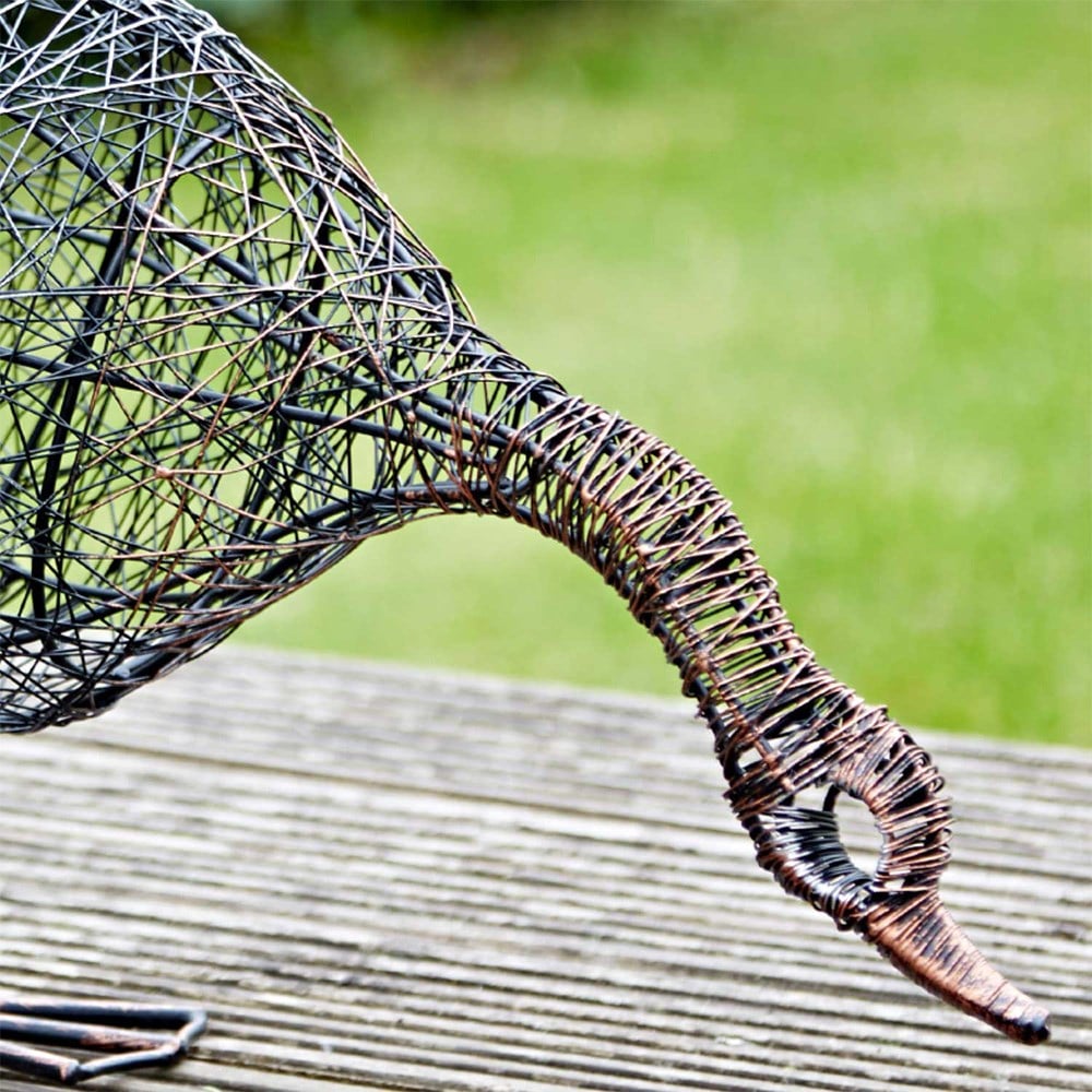 Drinking duck wire ornament