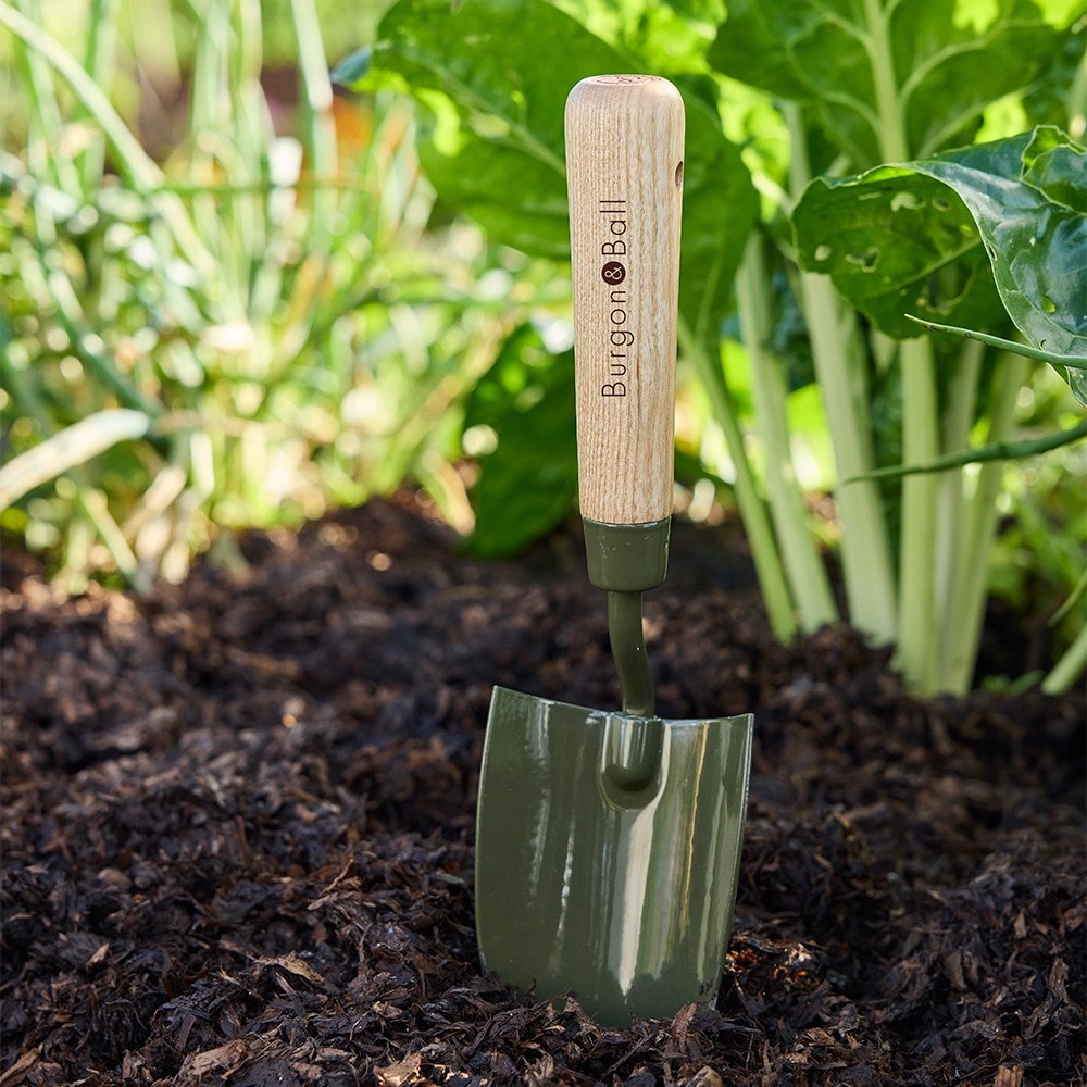 RHS Burgon & Ball BoronGreen hand trowel
