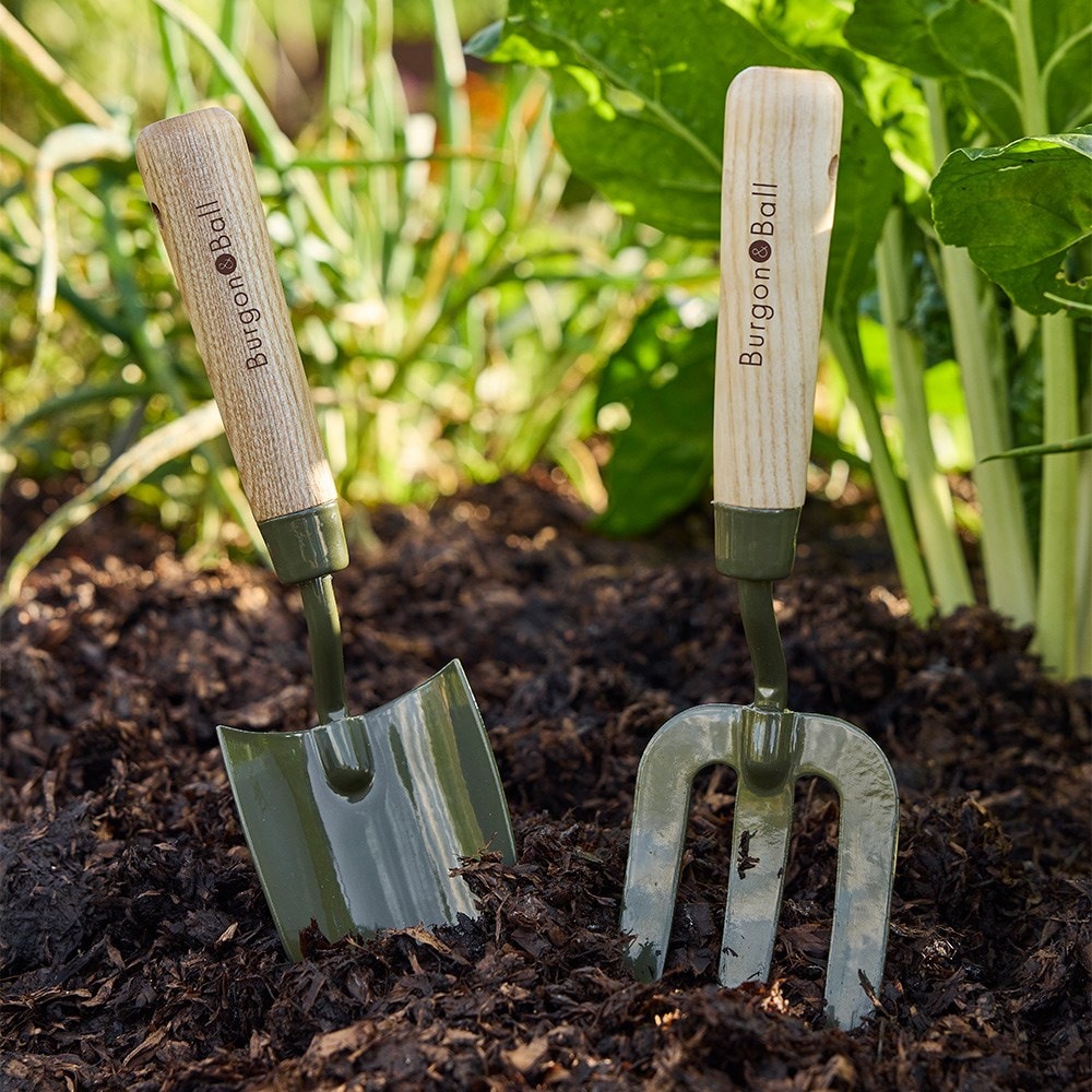 RHS Burgon & Ball BoronGreen hand trowel