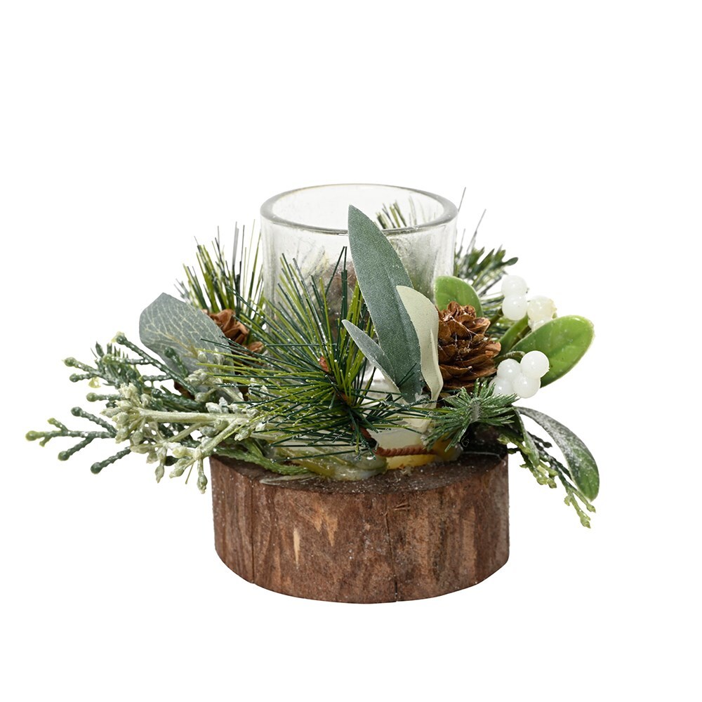 Woodland tealight holder