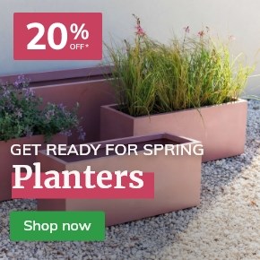 Planters: 20% off*